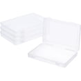 thumbnail image 1 of xxClear Storage Box with Hinged Lid Plastic Stackable Rectangle Organizer Container for Beads Jewelry Small Items Art Craft Projects, 1 of 6