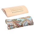 thumbnail image 2 of Almohada lumbar de cuello de madera, almohada de respaldo de sauna, resistente ergonómico cómodo, soporte para el reposacabezas de sauna de madera, 2 of 8