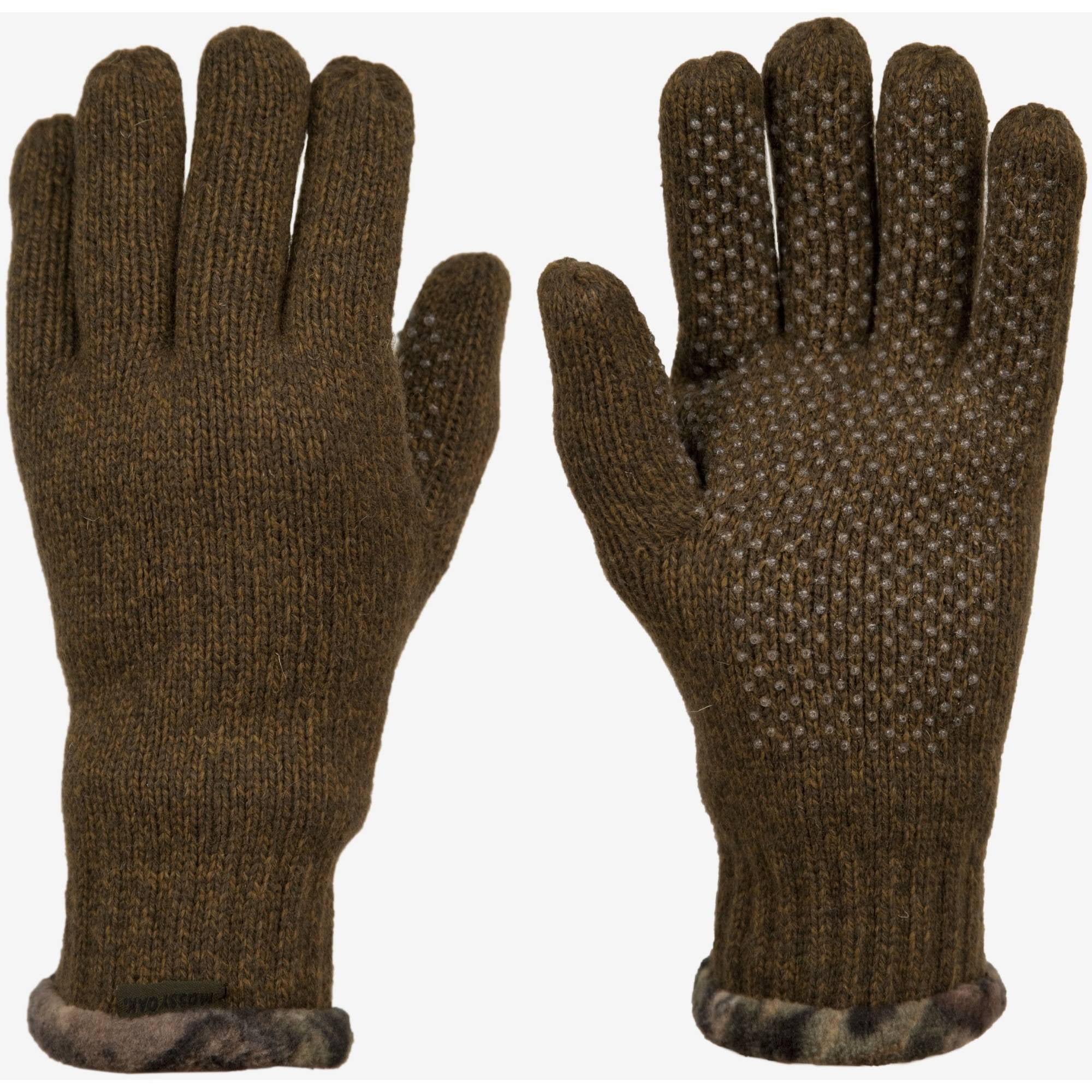 wool camo gloves