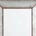 thumbnail image 3 of Benjara BM231926 Rectangular Metal Frame Accent Mirror with Keyhole Hanger, Galvanized Grey, 3 of 5