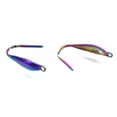 thumbnail image 4 of 316 Stainless Steel Earring Hooks Ear Wire with Vertical Loop Rainbow Color 19~21x4.5mm Hole: 1.4mm Pin: 0.8mm, 4 of 4