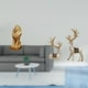 thumbnail image 2 of Figura de león, estatua de animal, escultura de resina, adorno de escritorio. Figura de ciervo y alce, diseño artístico, ideal para el hogar, la ofici, 2 of 8