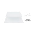 thumbnail image 4 of Excellante Classic White Extra Heavy Weight Melamine Dinnerware Collection 11 1/4" X 7 1/4" Wave Rectangular Plate, Comes in Dozen, 4 of 4