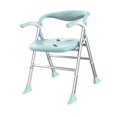 thumbnail image 3 of Silla de ducha Banco de baño Silla de baño Estabilidad antideslizante Taburete de ducha portátil plegable Silla de baño para ancianos y discapacitados Verde, 3 of 8