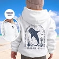 thumbnail image 2 of Byoo Toddler Boy's Whale Print Hoodie Sweatshirt Long Sleeve Animal Pullover Top Outerwear Soft Casual Sweatshirts, 2 of 4