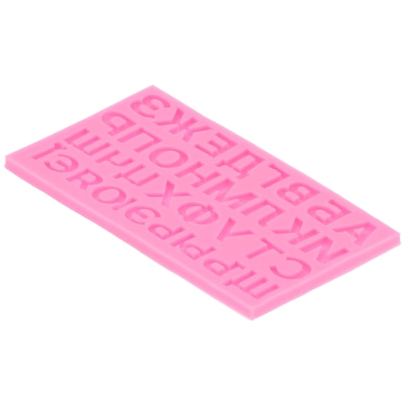 Molde de letras, molde de letras rusas, molde de silicona para pasteles líquidos, rendimiento de alta gama