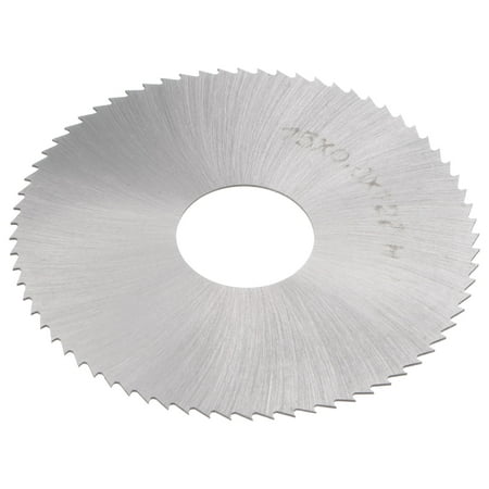 

Uxcell 75mm Dia 22mm Arbor 0.6mm Thick 72 Tooth High Speed Steel Circular Saw Blade
