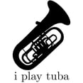 thumbnail image 2 of CafePress - I Play Tuba -  Round Wood Ornament 4", 2 of 2