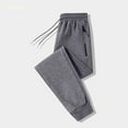 thumbnail image 6 of felwors Women's Sweatpants Winter Fleece Lined Thermal Jogger Pants Drawstring with Zipper Pockets Lightweight Athletic Pants Grey, XXL, 6 of 6