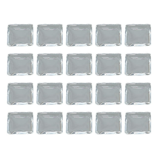 1 Bag Transparent Patch Square Style Not Easy to Deform DIY Handicraft Jewelry Direct Paste Crystal Gem for Relief Pendant