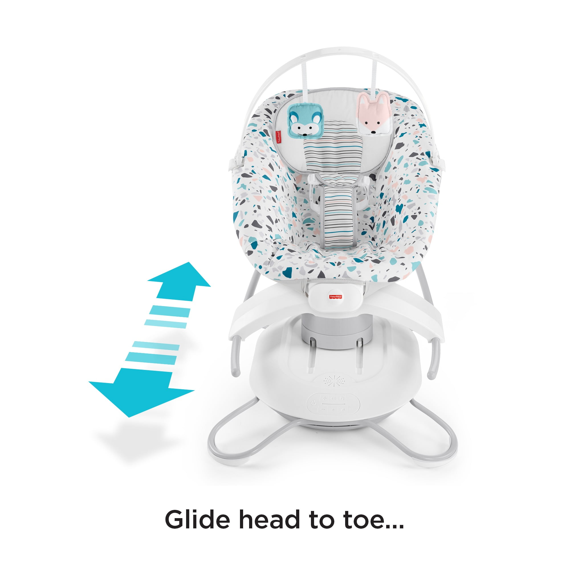 fisher price 2 in 1 soothe and play glider