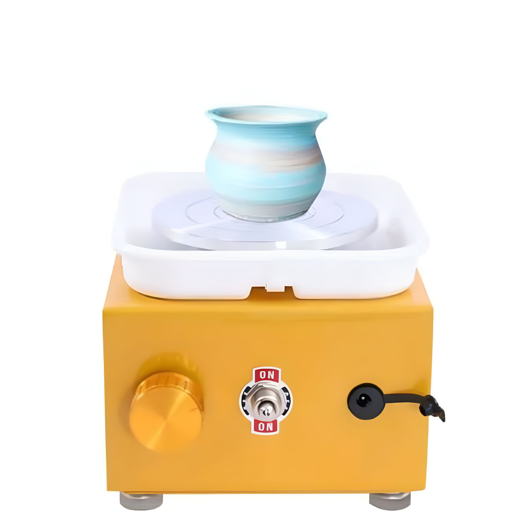ACDANC 2026 New Large Electric Pottery Wheel Forming Machine Ceramic Clay Wheel with Foot Pedal Detachable Basin for Pottery,Ceramics,Diy Crafts,Art Projects Diy Tools for Adults Beginners Blue