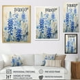thumbnail image 4 of Designart "Enchanted Blue Bonnet Fields" Blue Bonnets Picture Framed Wall Art Prints, 4 of 5