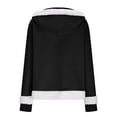 thumbnail image 6 of BLVB Women's Christmas Oversized Hoodies Drawstring Fleece Sweatshirts Holiday Pullover with Pocket, 6 of 7