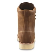 Guide Gear Men's Wedge 8 Waterproof Moc Toe Work Boots Brown 8D (Medium)