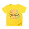 thumbnail image 4 of MEZZALL T-Shirt Mode Décontracté à Imprimé Graphique pour Garçons et Filles, Col Rond, Manches Courtes, Jaune, 11-12 Ans, 4 of 4