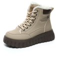 thumbnail image 5 of Botas Martin informales con forro polar de invierno, zapatos de algodón que aumentan la altura, zapatos cálidos para mujer para tiro callejero, caña alta, 5 of 5