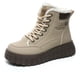 thumbnail image 5 of Botas Martin informales con forro polar de invierno, zapatos de algodón que aumentan la altura, zapatos cálidos para mujer para tiro callejero, caña alta, 5 of 5