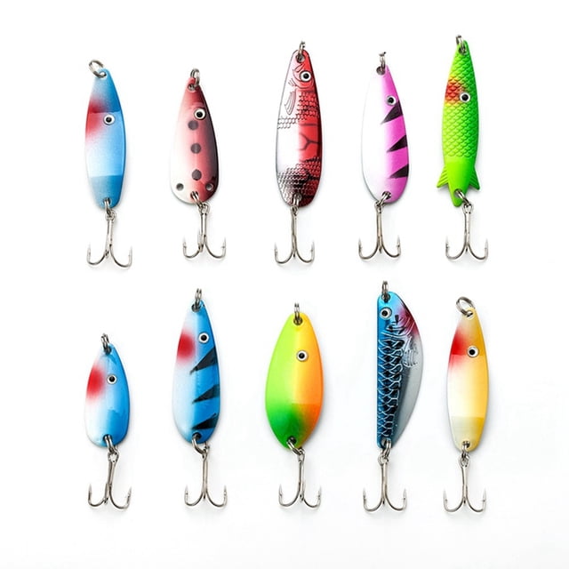 Fishing Tackle Kit with Multicolor Sequin Fish Hook Assortment for Enhanced Angling Success 30PCS