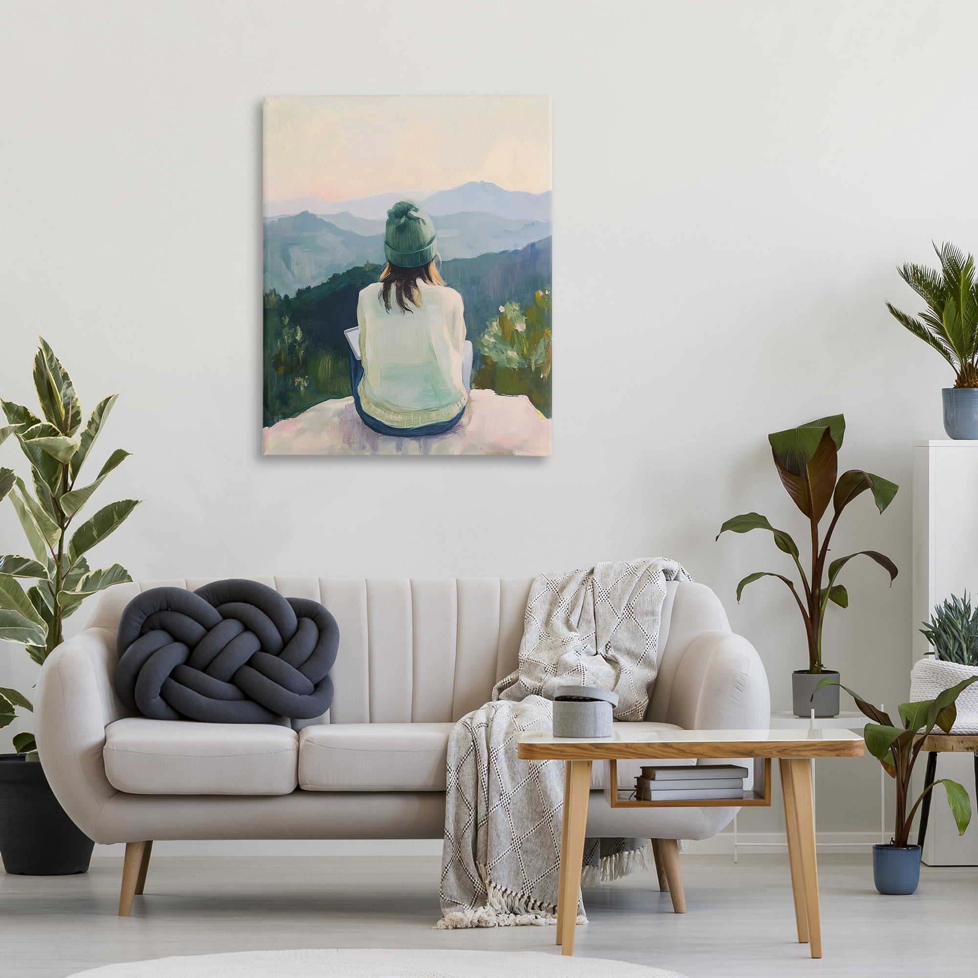 Stupell Industries Mindful Solitude Meditation View Canvas Wall Art, design by The Prints Vibe