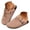1-Khaki, variant on Slip on Footbed Clogs for Women Fall Winter Slide Shoes Arch Support Fleece Slippers Trendy Buckles Outdoor Mules Size 9