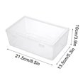 thumbnail image 4 of yilyih Transparent Book Storage Box Sorting and Packaging Book Shelf Storage Box Desktop Children'S Picture Book Storage Box, 4 of 9
