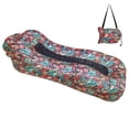 thumbnail image 2 of SHANNA Adults Polyester Inflatable and Waterproof Air Couch Lounge Chair Tropical Red, 2 of 9