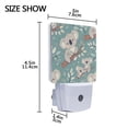thumbnail image 4 of Cute Koala Bear on Branch Night Light 2 Pack LED Nightlight Plug into Wall Dusk to Dawn Sensor Soft White, 4 of 7
