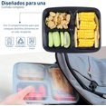 thumbnail image 4 of Bluelander Contenedores para Alimentos Set de 20 Piezas con 3 Divisiones Reutilizables, Juego de 20 Piezas, Tapa Hermética, Sin BPA, Fácil de Limpiar, Ideal para Microondas (3 Divisiones),1, 4 of 11
