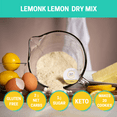 thumbnail image 4 of ChipMonk Cookie Mix, Lemonk Lemon - Zero or Low Carb Keto Friendly Snacks, Dessert, Cookies, Gluten-Free, High Fat and Protein, Low Sugar, 4 of 8
