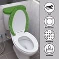 thumbnail image 3 of HELLHERO Green Tractor Field Toilet Lid Covers & Toilet Seat Covers with Adjustable Elastic Fabric for Stretch Fit, Easy Care, 3 of 8