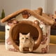 thumbnail image 3 of Foldable Dog House Pet Cat Bed Winter Dog Villa Sleep Kennel Removable Nest Warm Enclosed Cave Sofa Pet Supply лежанка ShopWise Round, 3 of 30