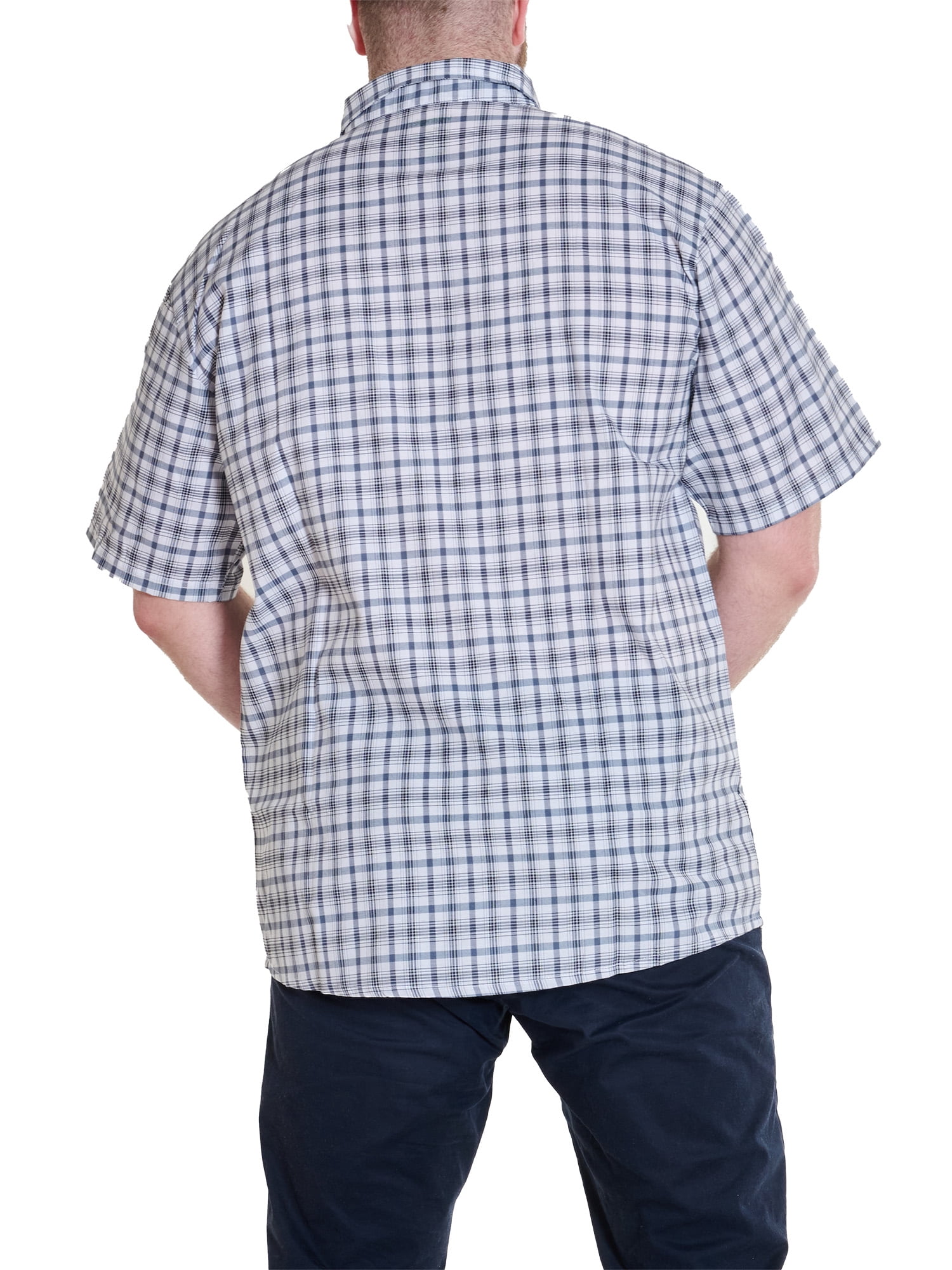 Wrangler Men's Big and Tall Plaid Shirts ,Big size up to 6XL and Tall size up to 5XT