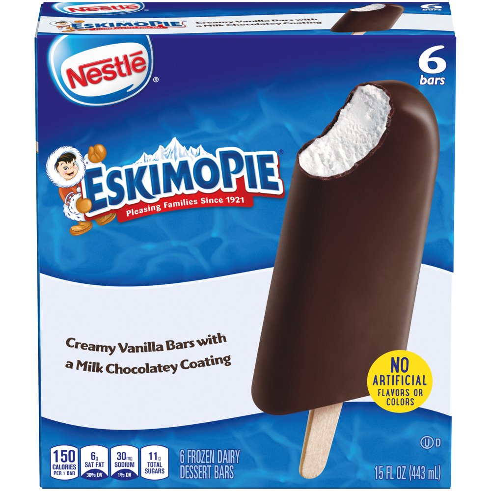 NESTLE ESKIMO PIE Ice Cream Bars 6 ct Box
