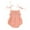 Pink, variant on Borniu Baby Girl Clothes, Newborn Baby Toddler Girls Jumpsuit Double-layer Cotton Crepe Lace-up One-piece Romper