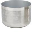 thumbnail image 4 of CosmoLiving by Cosmopolitan 9", 7", 6"H Brushed Silver Metal Planter (3 Count), 4 of 12