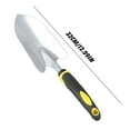thumbnail image 2 of Garden Digging Spade with Non-Slip Rubber Handle Heavy Duty Iron Shovel for Planting Weeding and Household Gardening Backyard Maintenance, 2 of 4