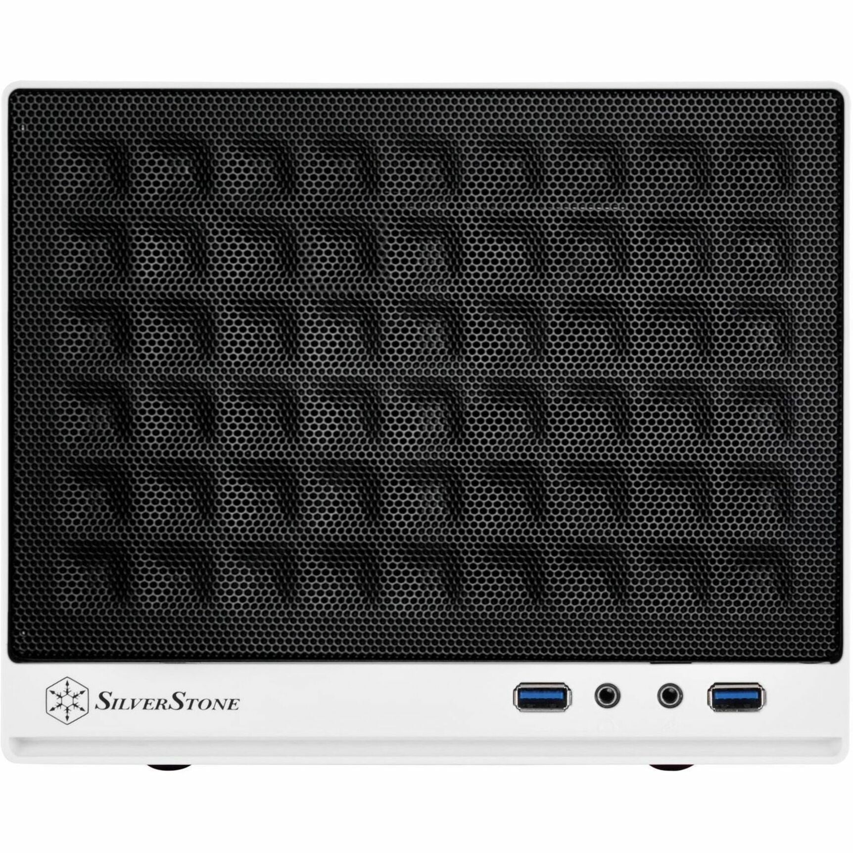 Silver Stone Technologies SG13WB Mini-DTX Small Form Factor Computer Case - White