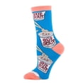 thumbnail image 3 of Oooh Yeah Women's Funny Novelty Crew Socks, Crazy Cool Fashion Socks, Cup a Soup, 3 of 3