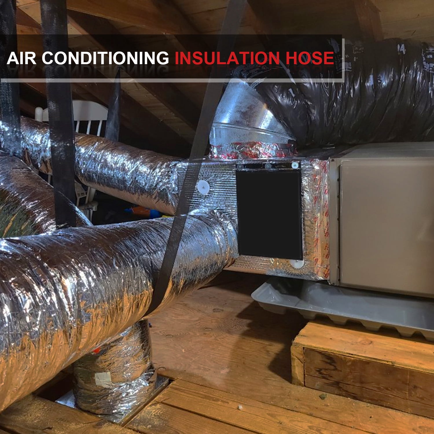 Cuchiilo 6 inch Ducting,6 Flex Duct ,6 inch Duct ,6 Flexible Duct Hose,Insulated Flexible Air Duct 6'' X 25' ,R-4.2 for Heavy Duty HVAC & Exhaust Ductwork