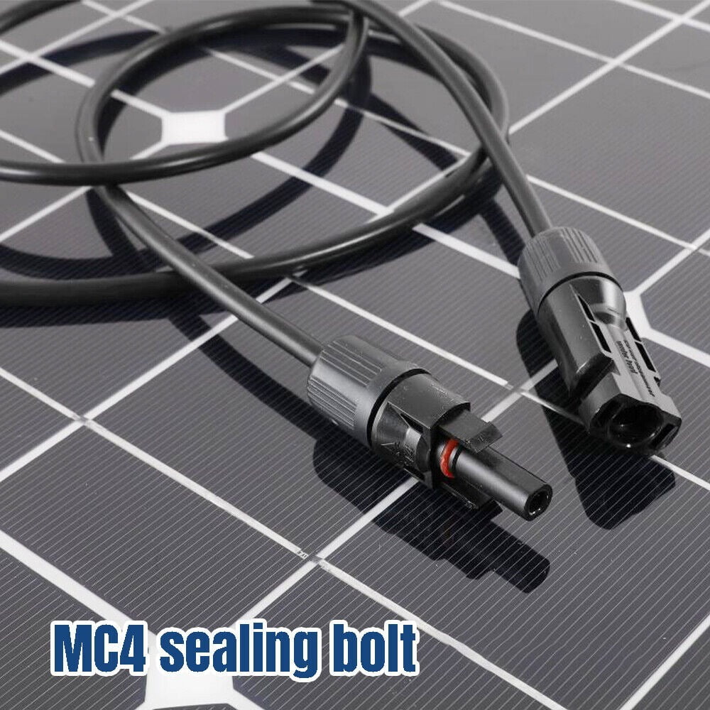 Semi-Flexible Solar Panel 100W 12V Bendable Thin Film Monocrystalline for Caravan RV Boat Camper Trailer