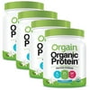 Orgain - Organic Vegan, Non-GMO Plant Based Protein Powder - Sweet Vanilla Bean (4.08 LB)