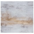 thumbnail image 3 of SAFAVIEH Tacoma Mike Traditional Machine Washable Area Rug, Grey/Rust, 6' x 6' Square, 3 of 14