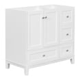 thumbnail image 4 of 36 Inch Bathroom Vanity with USB Charging - Premium Construction, Ample Storage, Assembly Required, 4 of 11