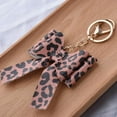 thumbnail image 2 of Animal Bow Keychain for Purse Bag Charms Leopard Cow Print Keychain for Women Girls Animal Lover Gift Ideas, 2 of 7