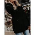 thumbnail image 4 of XINQIHANG Sweat à Capuche Sherpa à Manches Longues pour Femmes, Chaud et Doux, 4 of 7