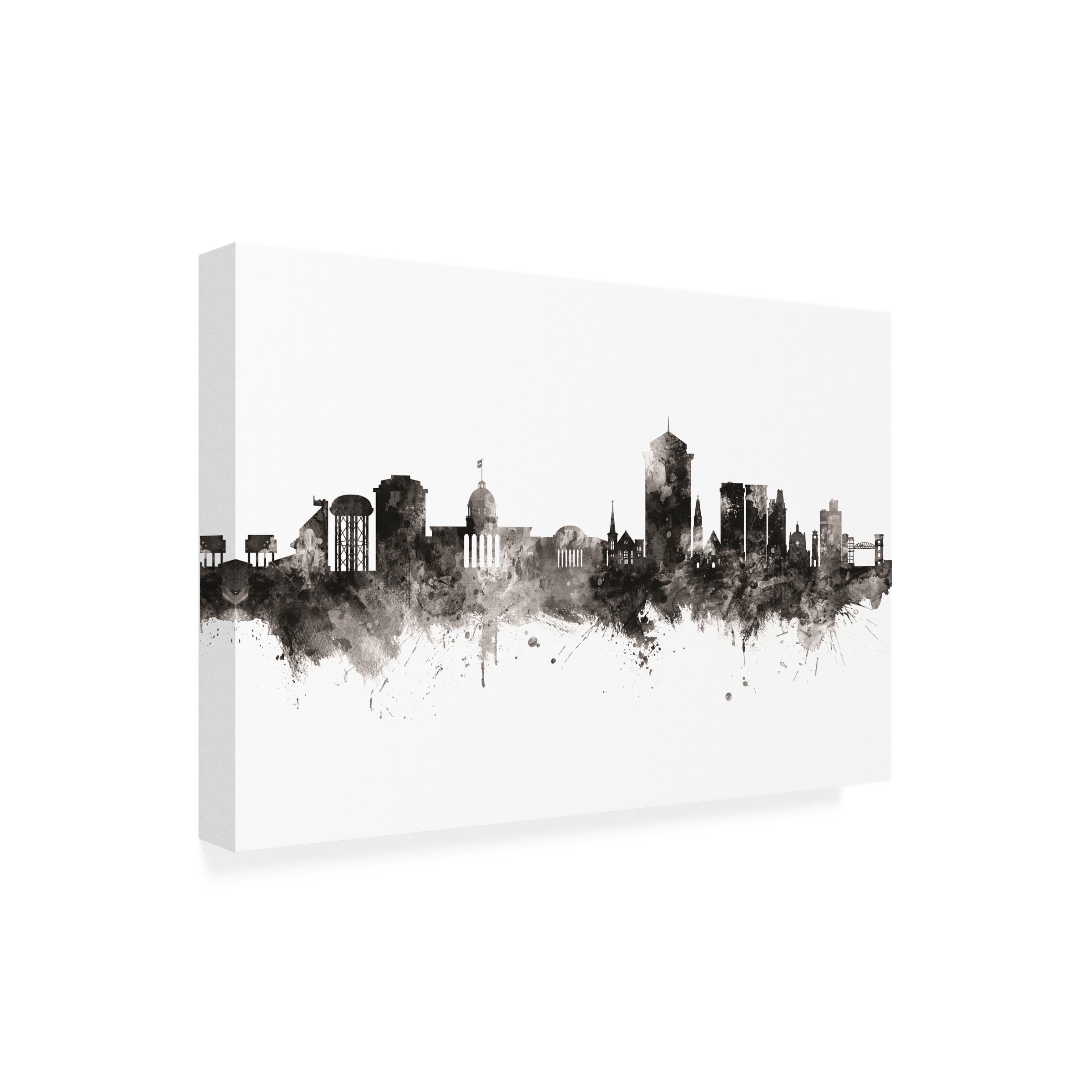 Michael Tompsett 'Montgomery Alabama Skyline' Canvas Art