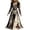 2Black, variant on Xijirk Women Square Neck Long Sleeve A Line Maxi Dress with Full Skeleton and Rose Print for Halloween Goth Costume Medieval Party Evening Wear
