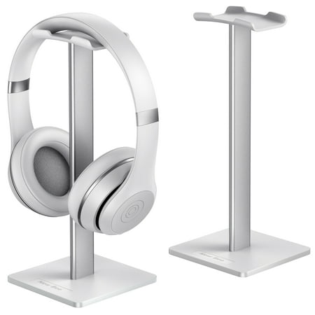 New bee Headset Stand,Adjustable Aluminum Headphone Holder with TPU Cushion, ABS Anti-Slip Base, Fits All Headphone Sizes,White