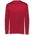 thumbnail image 2 of Holloway XL Momentum Long Sleeve Tee Scarlet 222822, 2 of 5